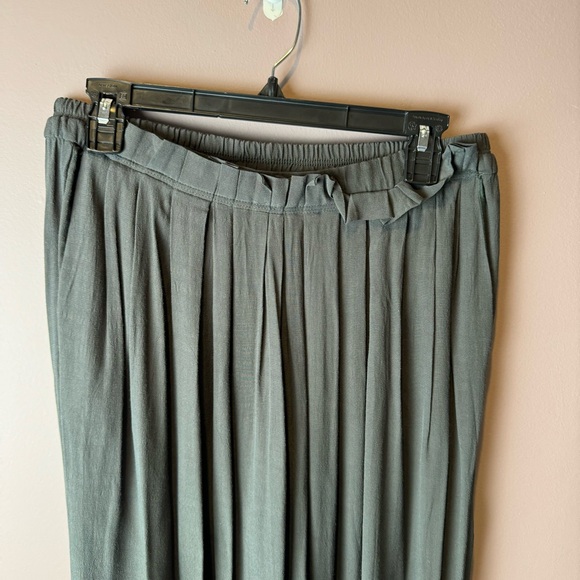 Harlyn Sabie Anthropologie Gray Wide Leg Pants S - Picture 4 of 12